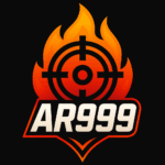 AR999 Game official logo showing a bold gaming theme and modern design
