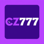 CZ777 Game logo with golden gradient design, bold modern lettering, and gaming-inspired style representing an online earning and gaming platform.