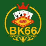 BK66 Game logo with a clean circular design, card symbols and a modern gold title