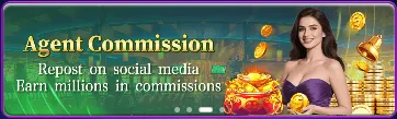 98PKR Game agent commission banner promoting repost rewards and commission earnings through social media sharing.