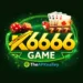 K666 Game official logo with green casino theme, golden 666 design, slot machine, dice, playing cards