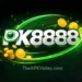 PK8888 Game official logo with green glowing theme and coin elements for real cash gaming platform